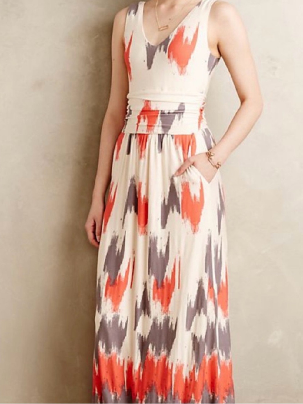 Maeve (Anthropologie) XSP Sabine Maxi Dress XS Petite